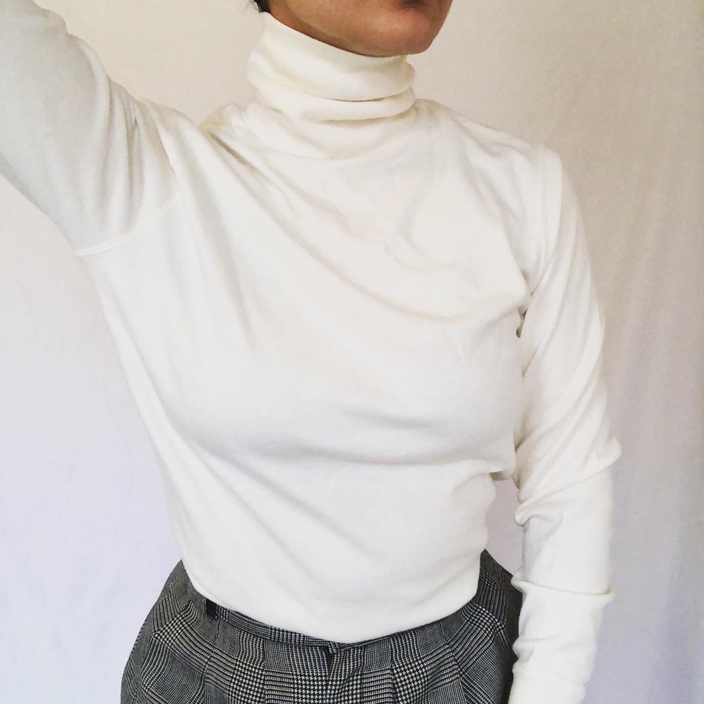 Long Sleeve Holiday cotton Turtleneck shirt